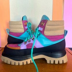 Koi Footwear Colour-Block Chunky Boots